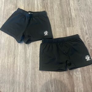 SMACK VOLLEYBALL | 2.5” Inseam Volleyball Spandex Shorts - Small Black